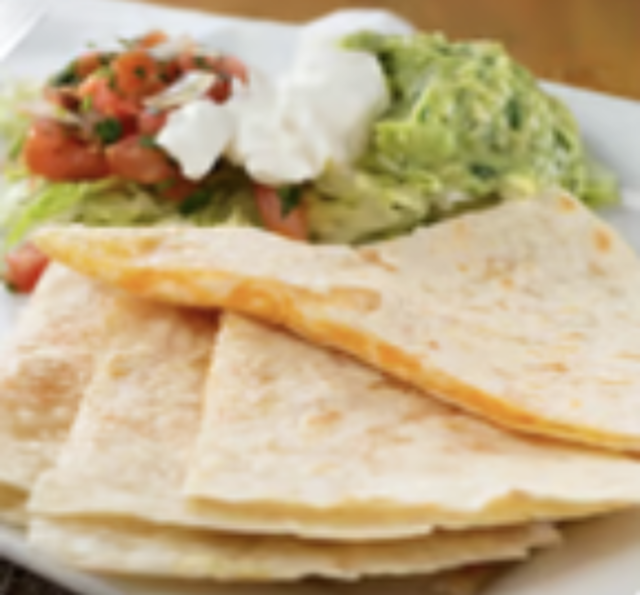 Cheese Quesadilla.