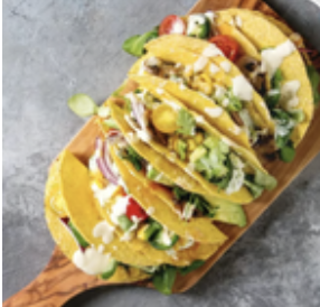 Kid's Veggie Tacos.