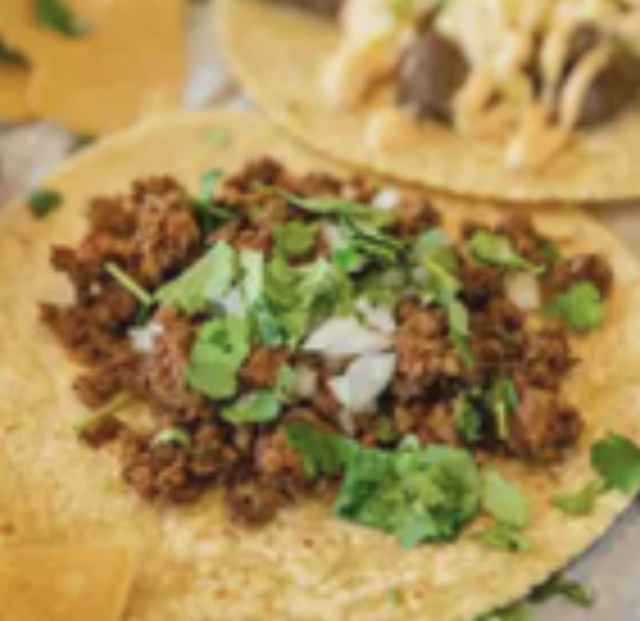 Kid's Chorizo Tacos.