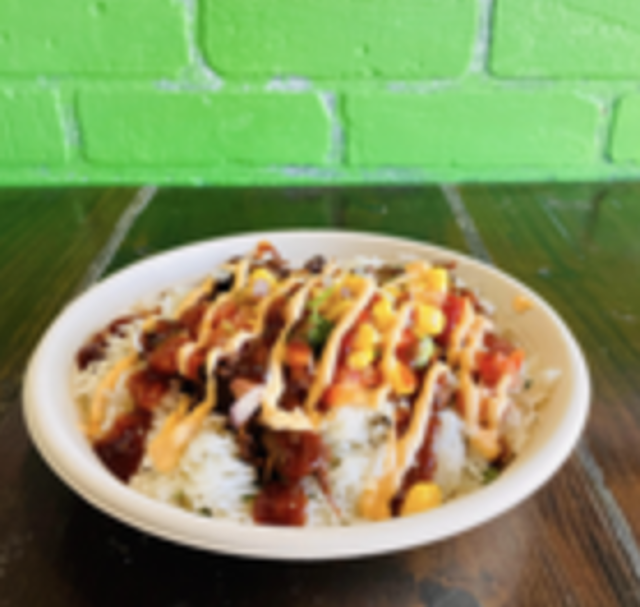 Kid's Meatless Chorizo Bowl.