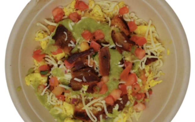 Bacon Chorizo Egg Bowl.