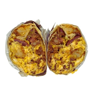 Chorizo Bacon & Egg Burrito