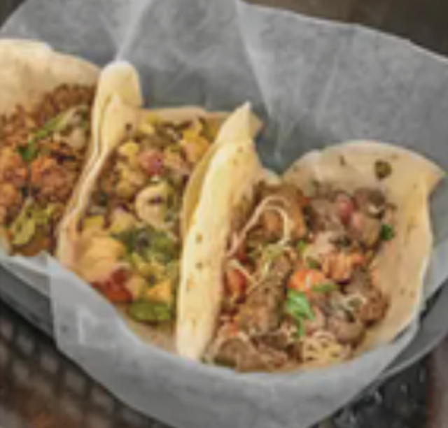 Kid's Carnitas Tacos.