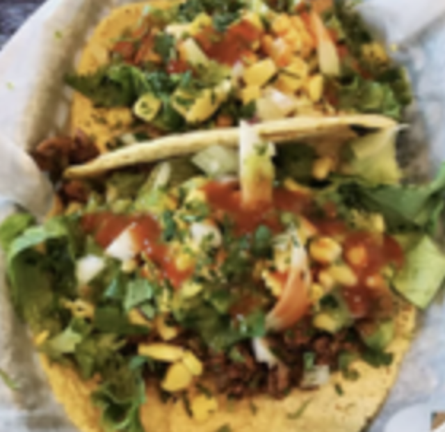 1 Meatless Chorizo Taco.