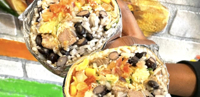 Kid's Steak Burrito.