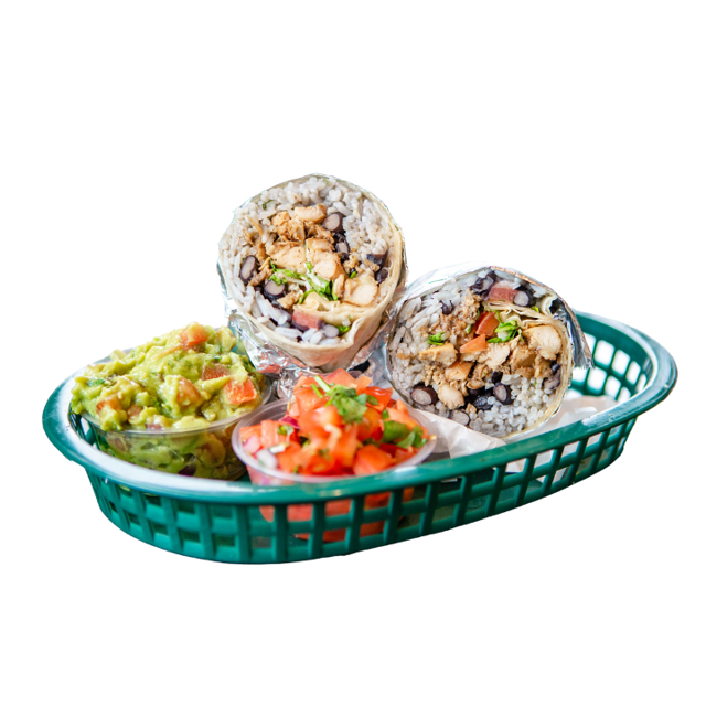 Adobo Chicken Burrito.