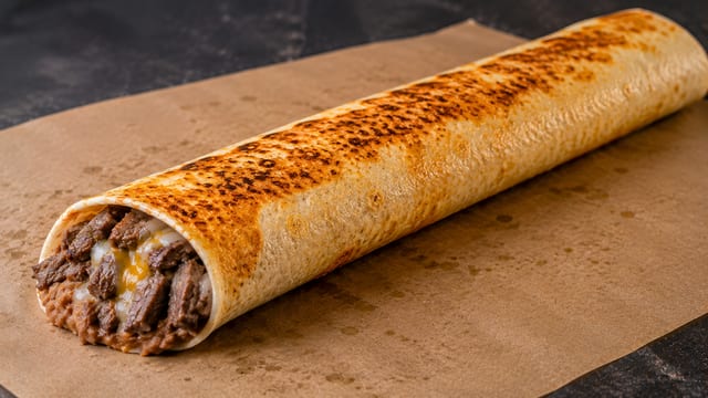 Sknny's Steak Burrito.