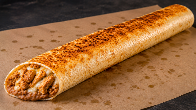 Sknny's Chicken Burrito.