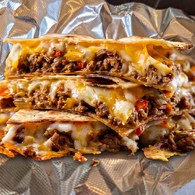 Chorizo Sausage Quesadilla.