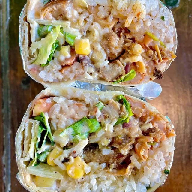 Kid's Carnitas Burrito.