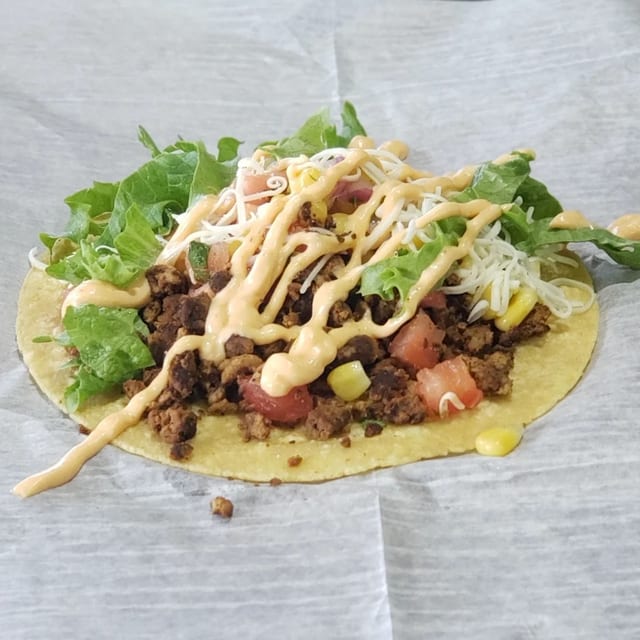 1 Meatless Chorizo Taco.