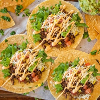 3 Meatless Chorizo Tacos