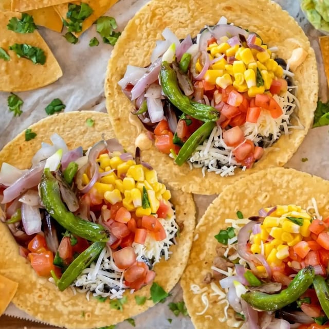 Kid's Veggie Tacos.
