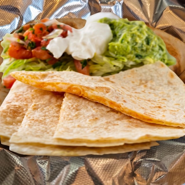 Cheese Quesadilla.