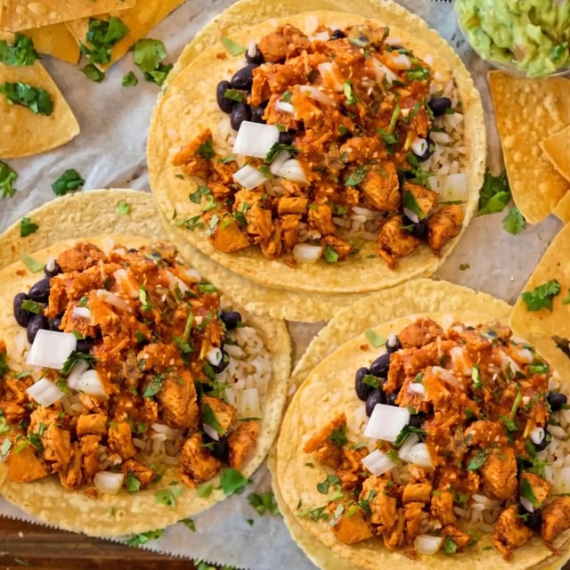 Kid's Chicken Tacos.